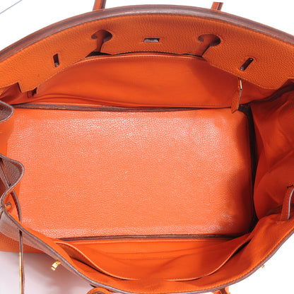 Hermes Togo Birkin 35 Orange 6 of 9