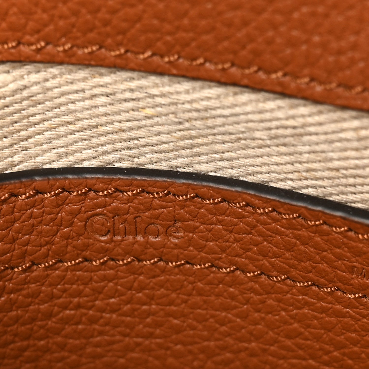 Chloe Grained Calfskin Small Marcie Saddle Bag Tan 6 of 9