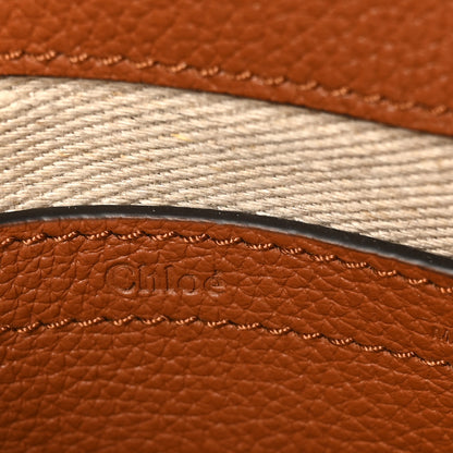 Chloe Grained Calfskin Small Marcie Saddle Bag Tan 6 of 9