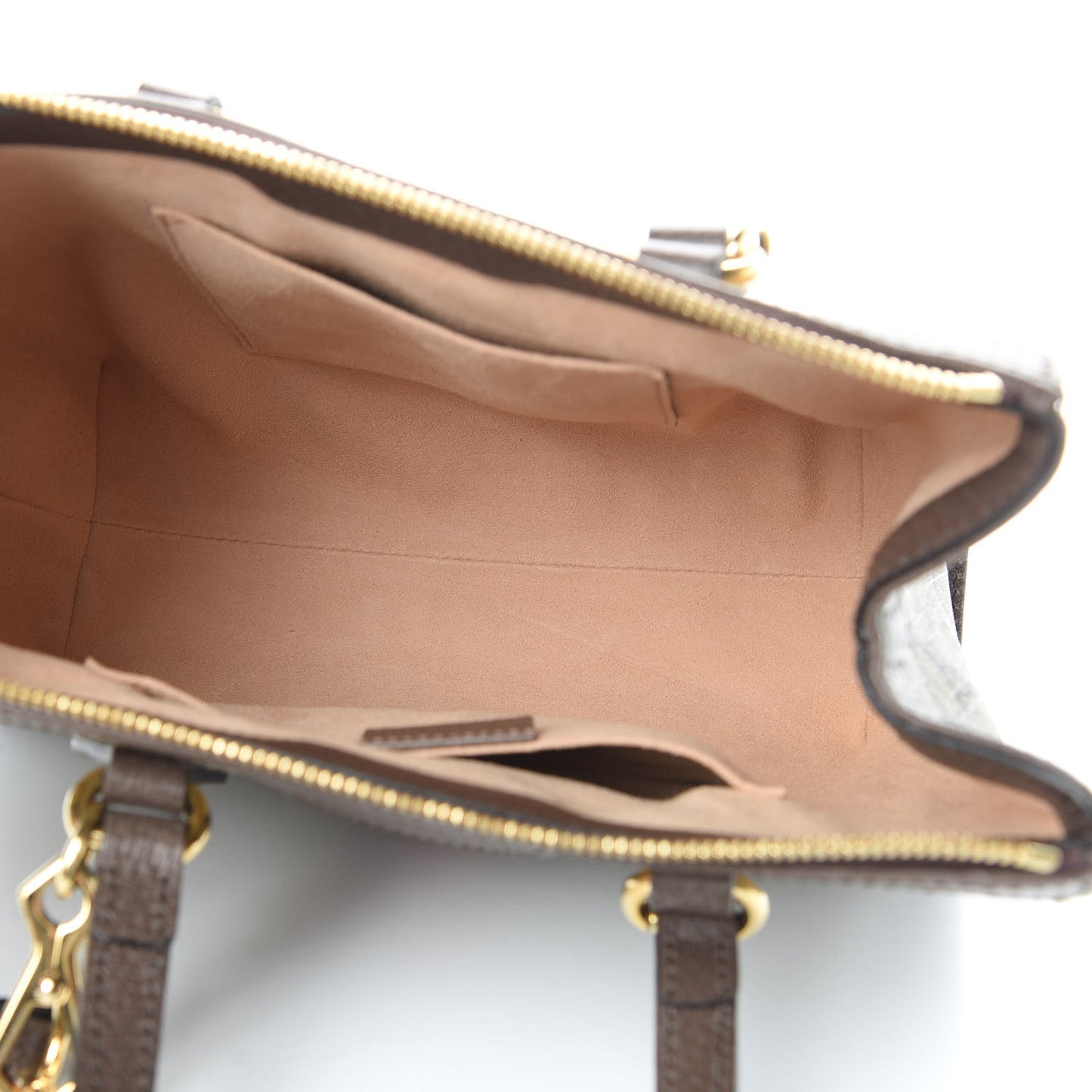 GG Supreme Monogram Small Ophidia Tote Bag Brown