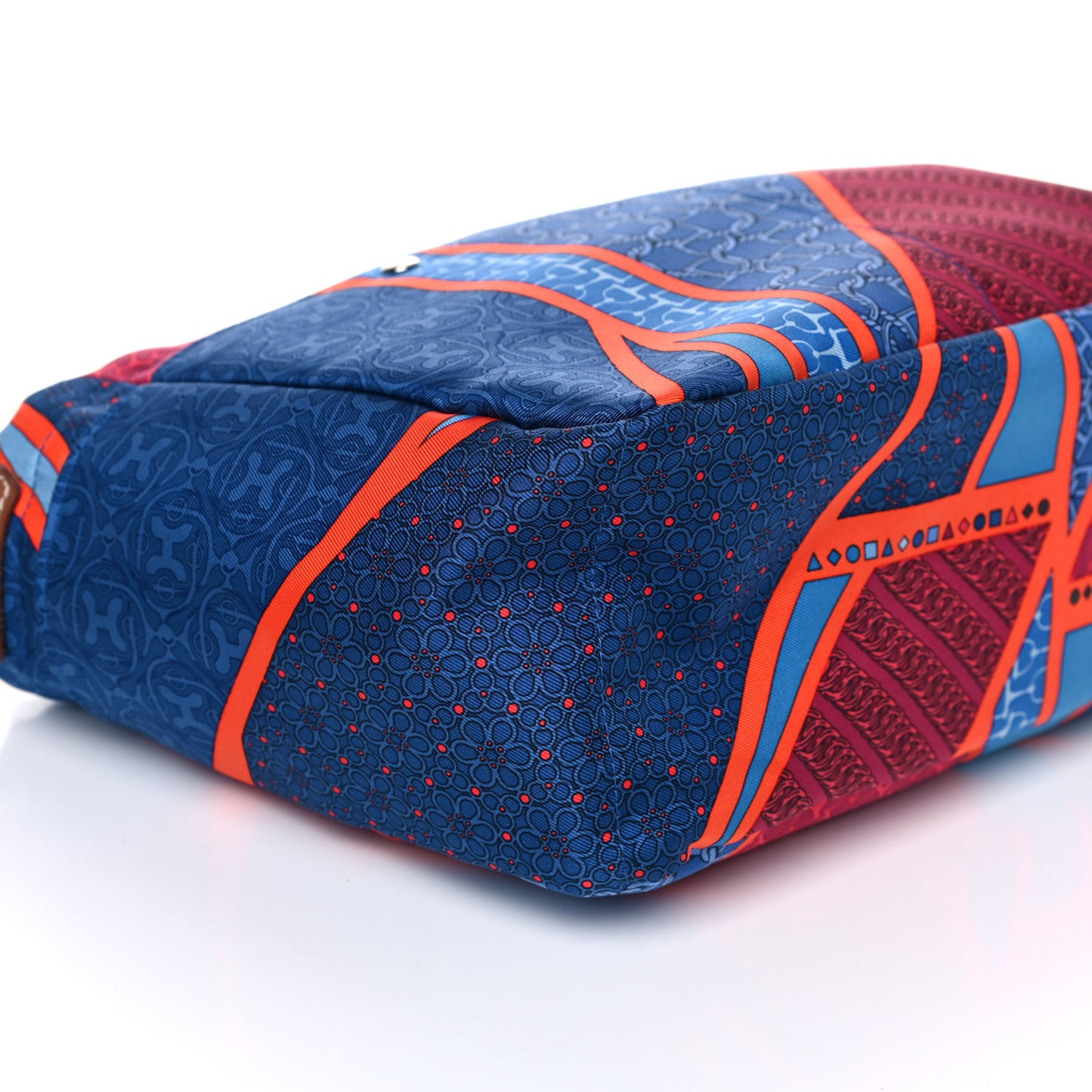 Silk Carre en Cravates Fourbi 20 PM Pouch Bleu Saphir