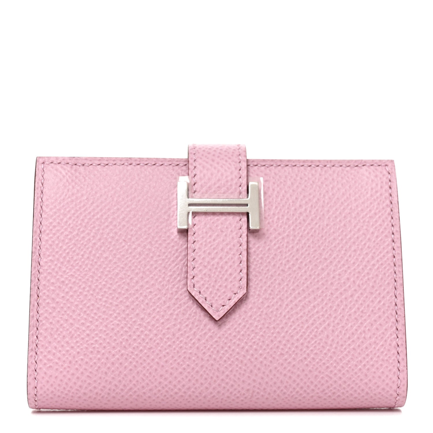 Hermes Epsom Mini Bearn Wallet Mauve Sylvester 1 of 7