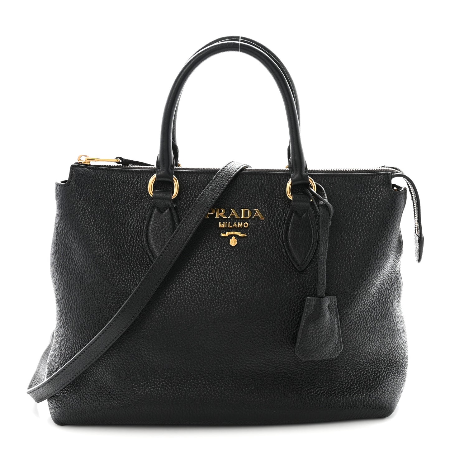 Vitello Phenix Tote Black