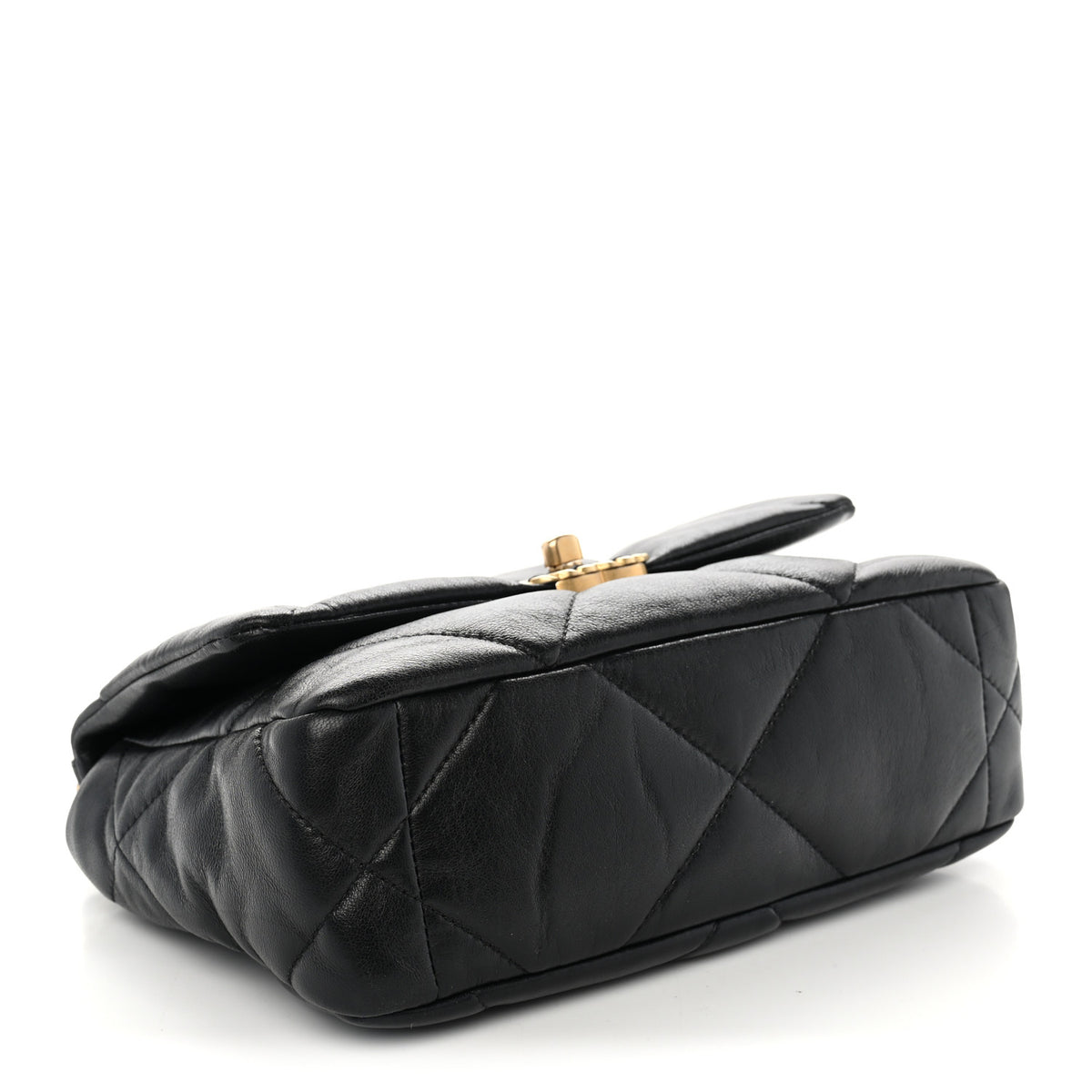 Chanel Lambskin Quilted Medium Chanel 19 Flap Black 4 of 10