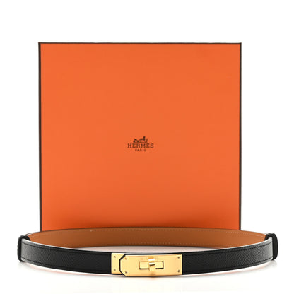 Hermes Epsom Kelly Belt Black 4 of 4