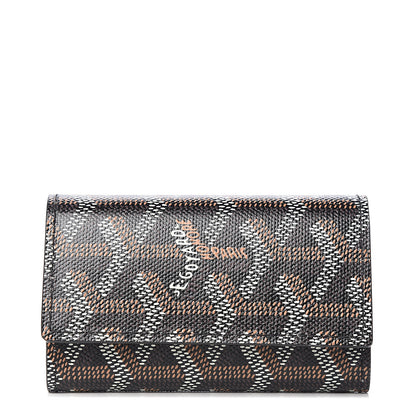 Goyard Goyardine Saint Michel 6 Key Holder Black 1 of 7