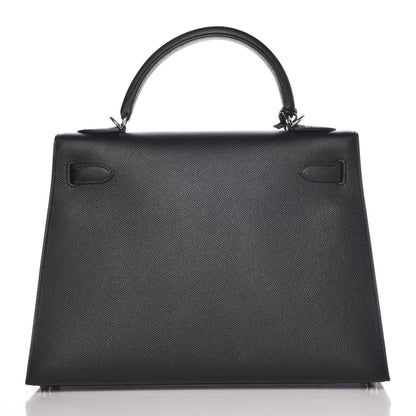 Hermes Epsom Kelly Sellier 32 Black 4 of 35