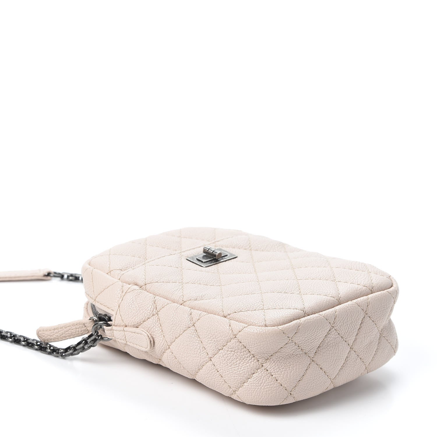 Chanel Grained Calfskin Quilted Reissue Camera Case Light Pink 3 of 9