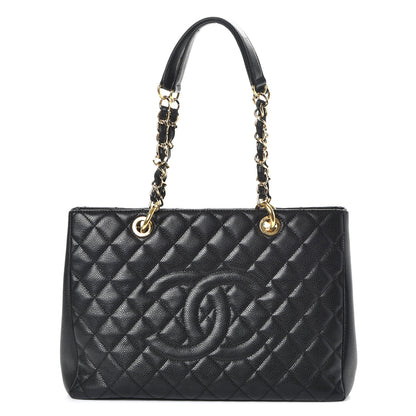 Chanel Caviar Quilted Grand Shopping Tote GST Black 1 of 7
