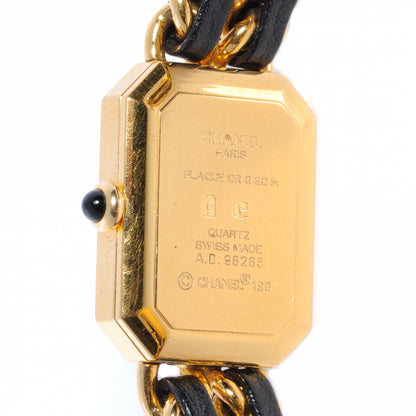 Chanel Stainless Steel Lambskin 20mm Chain Premiere Quartz Watch Gold M 5 of 5
