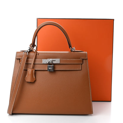 Hermes Epsom Kelly Sellier 28 Gold 11 of 11