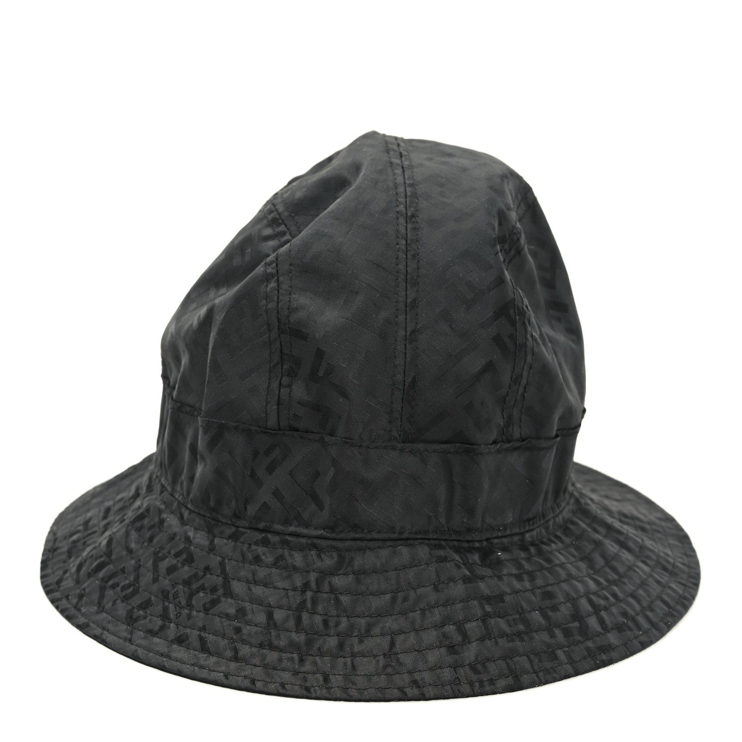 Fendi Zucchino Bucket Hat M Black 6 of 8