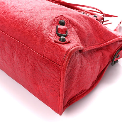 Balenciaga Agneau Classic Hardware City Rouge Coquelicot 10 of 10