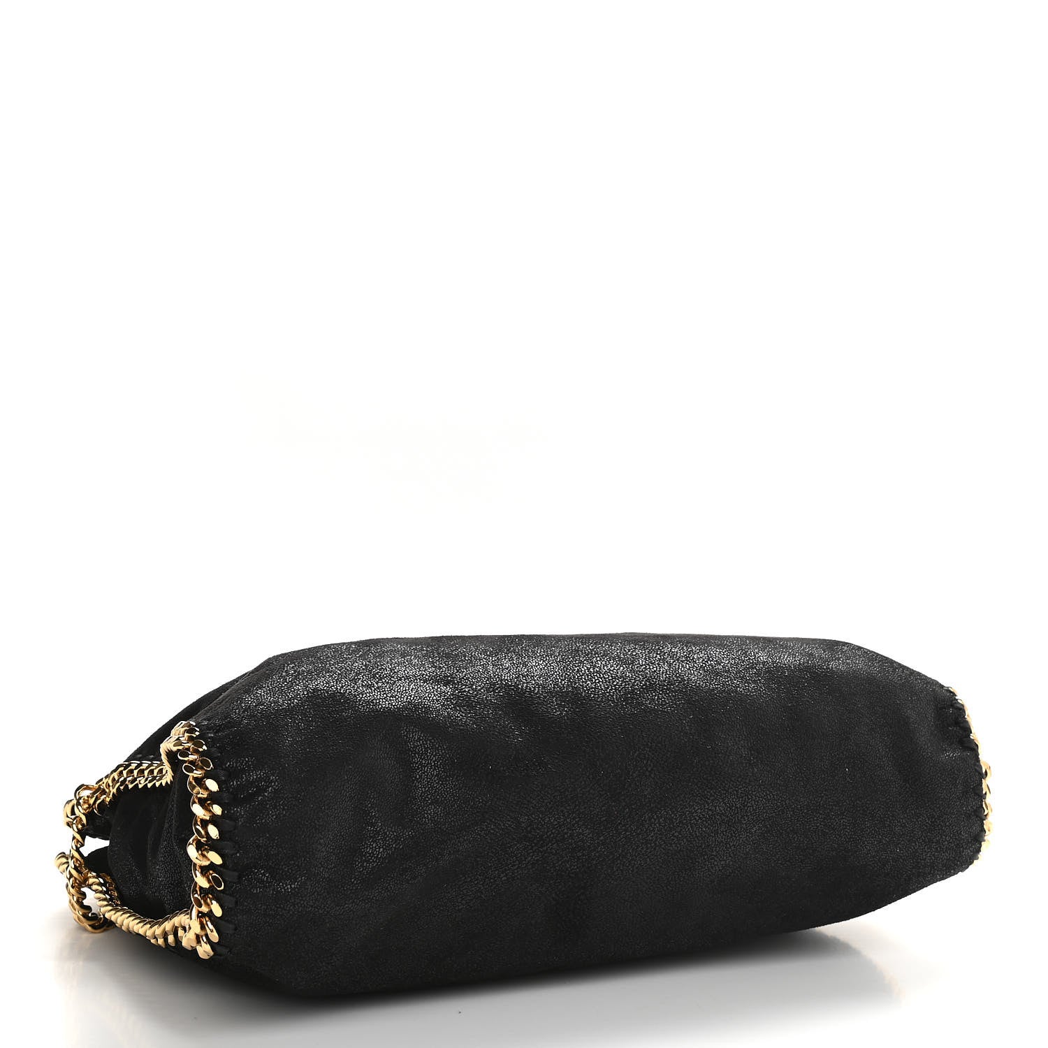 Stella McCartney Shaggy Deer Small Falabella Fold Over Tote Black 4 of 11