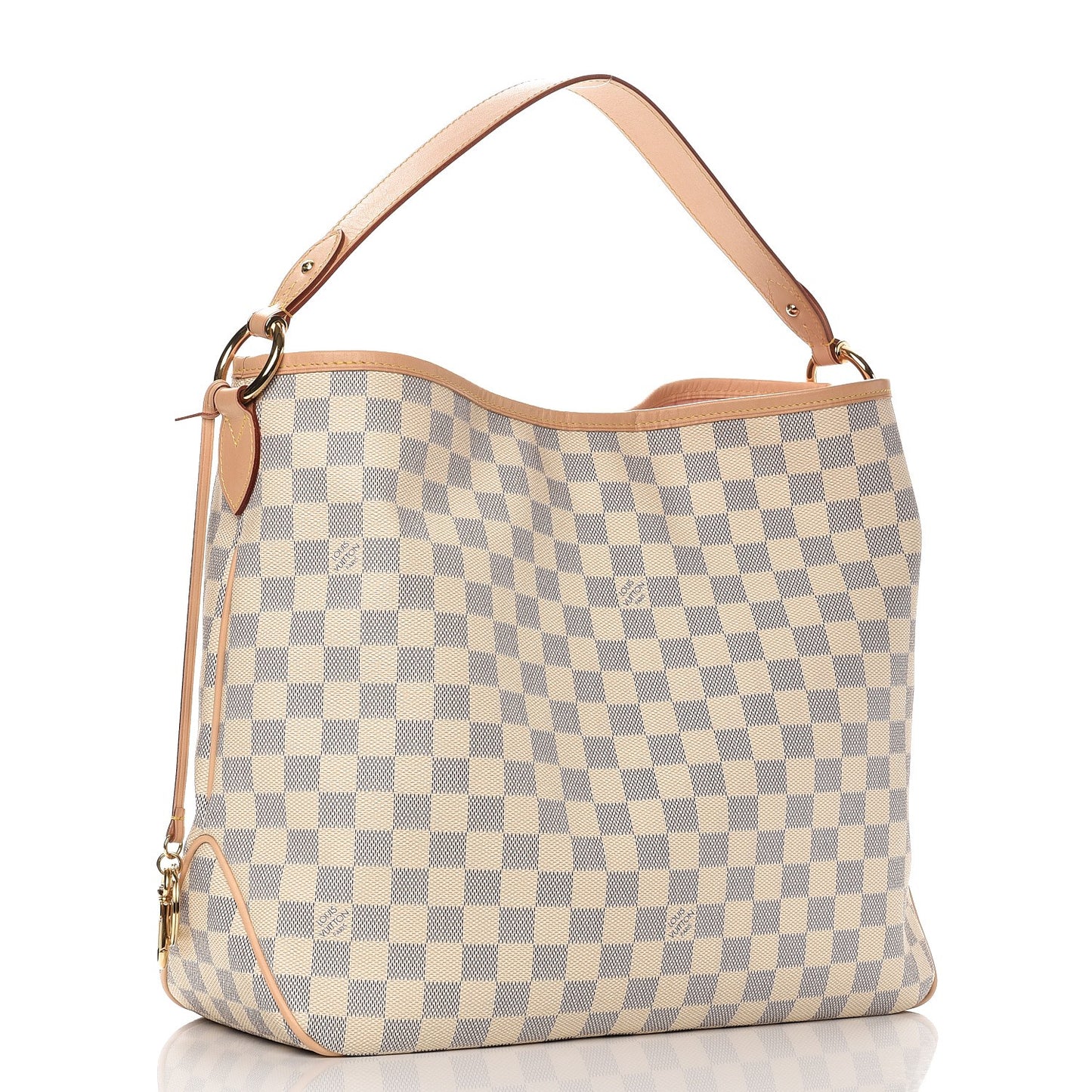 Damier Azur Delightful MM Rose Ballerine