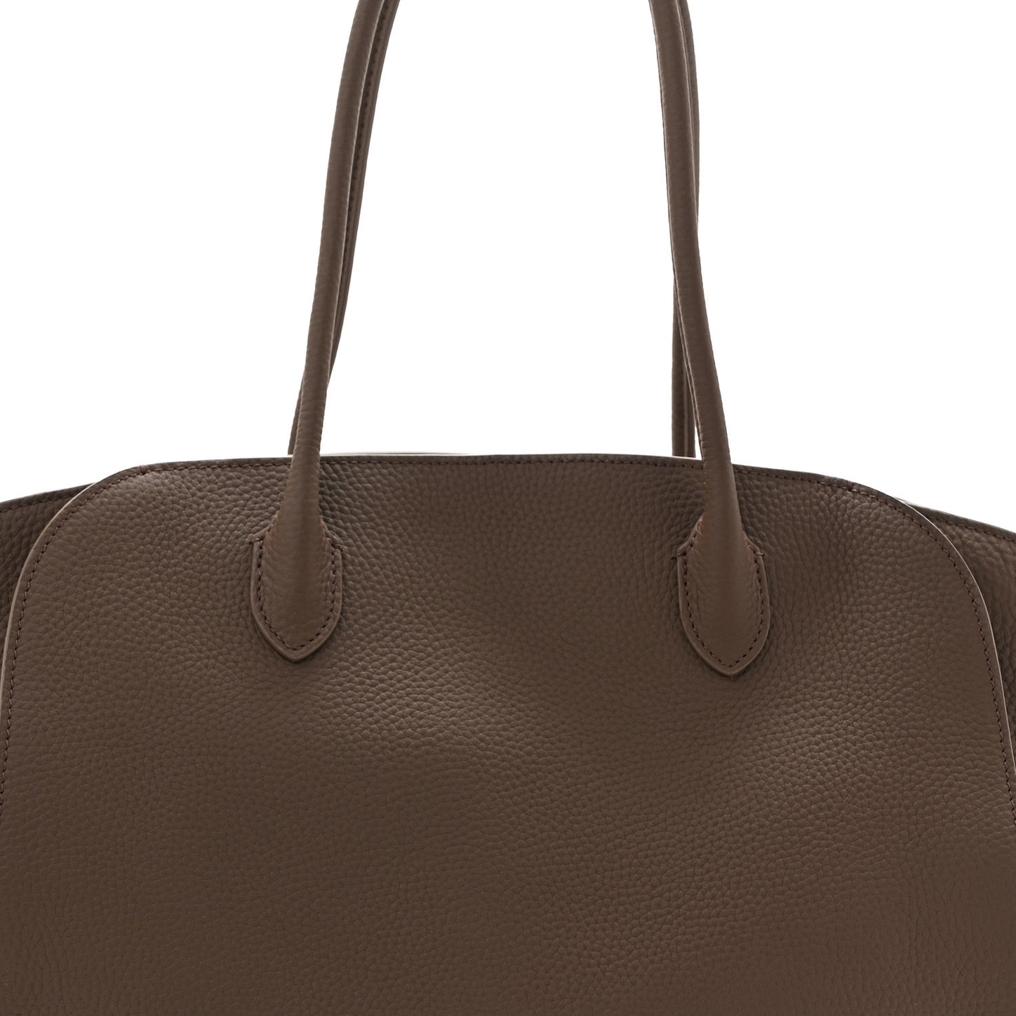 Matte Grained Calfskin Marlo 14 Dark Olive