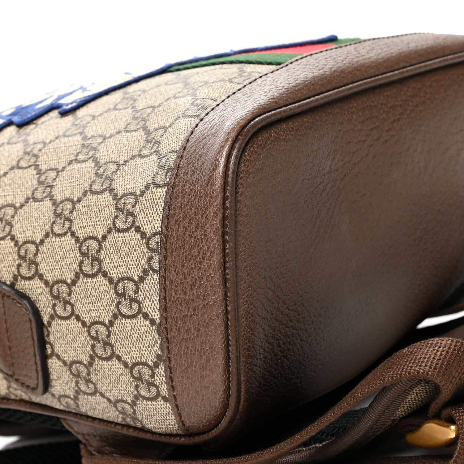 Gucci X DISNEY GG Supreme Monogram Web Three Little Pigs Ophidia Dome Backpack Beige New Acero 9 of 10