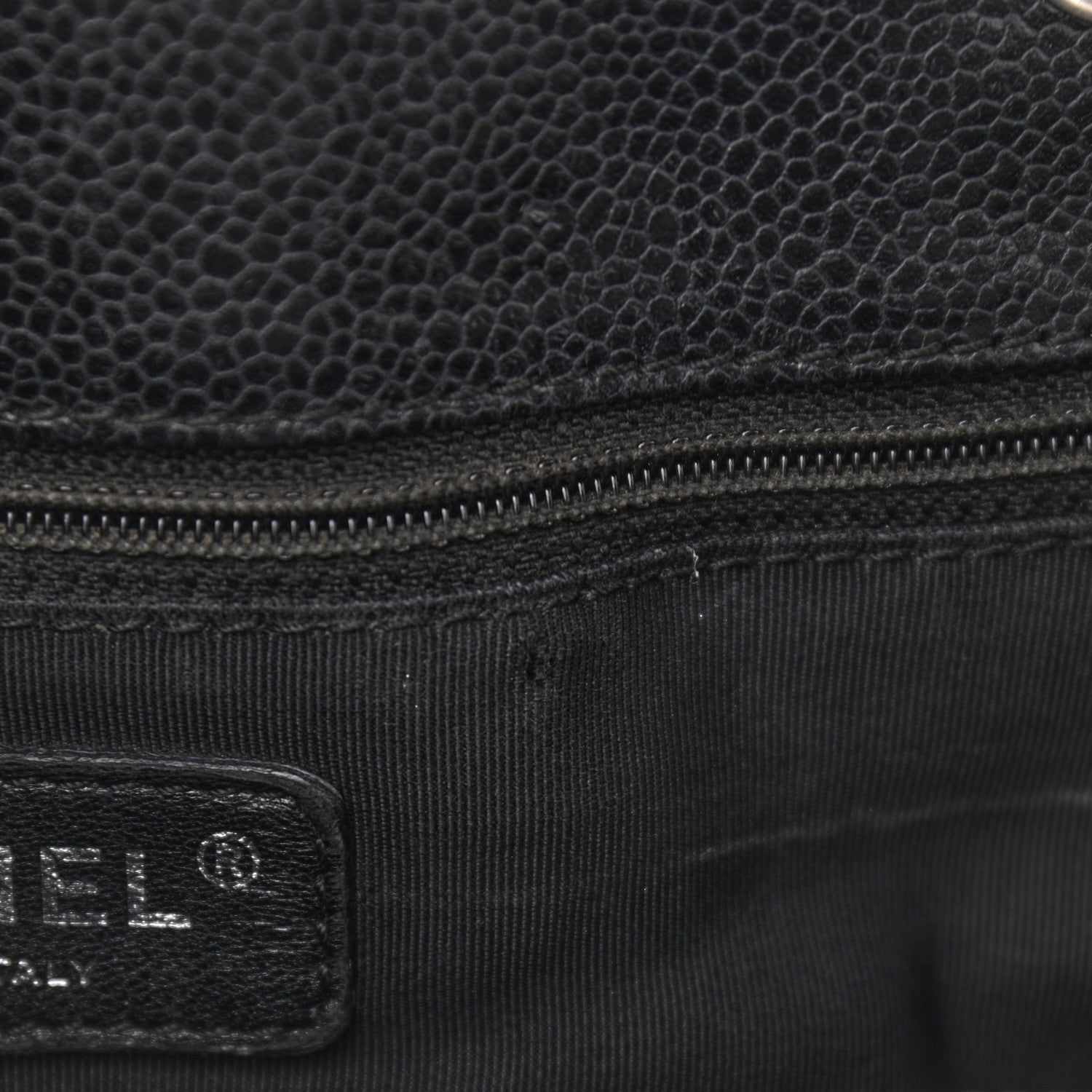 Chanel Caviar Quilted Grand Shopping Tote GST Black 14 of 21