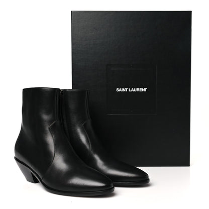 Saint Laurent Calfskin West 45 Chelsea Boots 37 Black 10 of 10