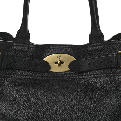 Mulberry Natural Leather Bayswater Tote Black 8 of 17