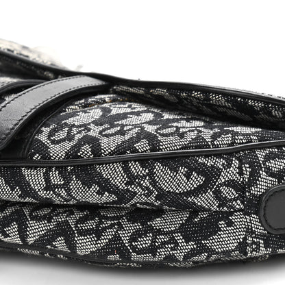 Christian Dior Monogram Saddle Bag Black 10 of 10