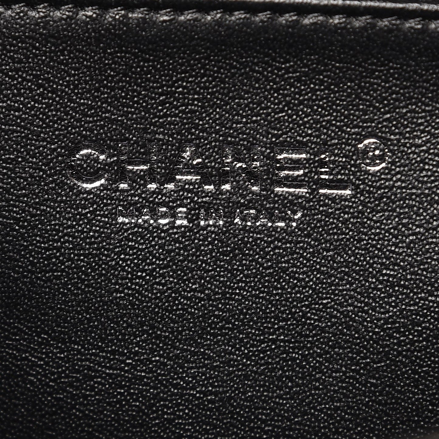 Caviar Lizard Quilted Large Coco Handle Flap Black