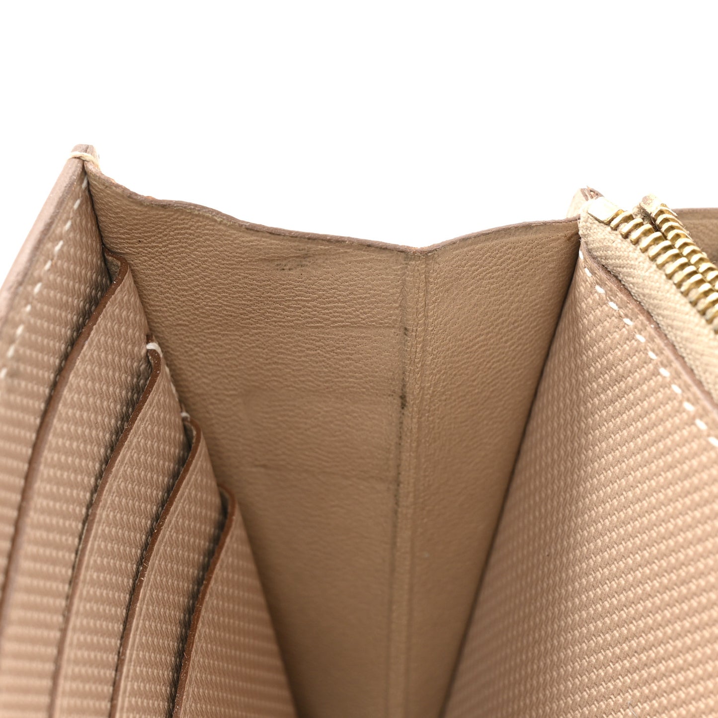 Grain d'H Kelly Longue Wallet Argile