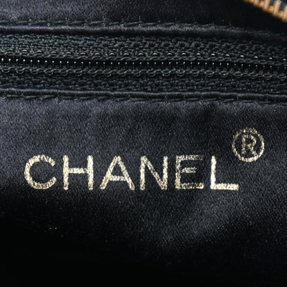 Chanel Satin Quilted Tassel Evening Bag Black 5 of 6