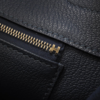 Hermes Taurillon Clemence Birkin 35 Bleu Thalassa NEW 9 of 11