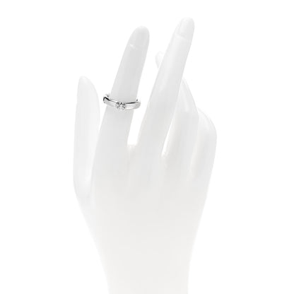 Tiffany Platinum Diamond .31ct Etoile Solitaire Engagement Ring 50 5.25 2 of 5