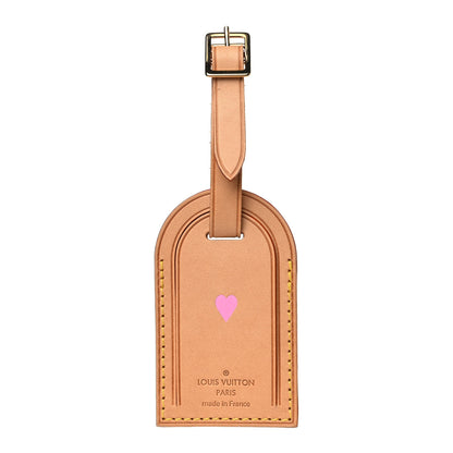 Louis Vuitton Vachetta Heart Luggage Tag 1 of 4