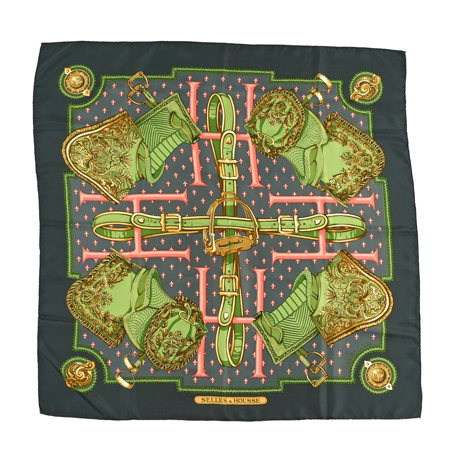 Silk Selles A Housse Scarf 90