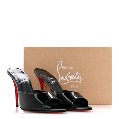 Christian Louboutin Patent Miss Z 100 Mule 38.5 Black 10 of 10