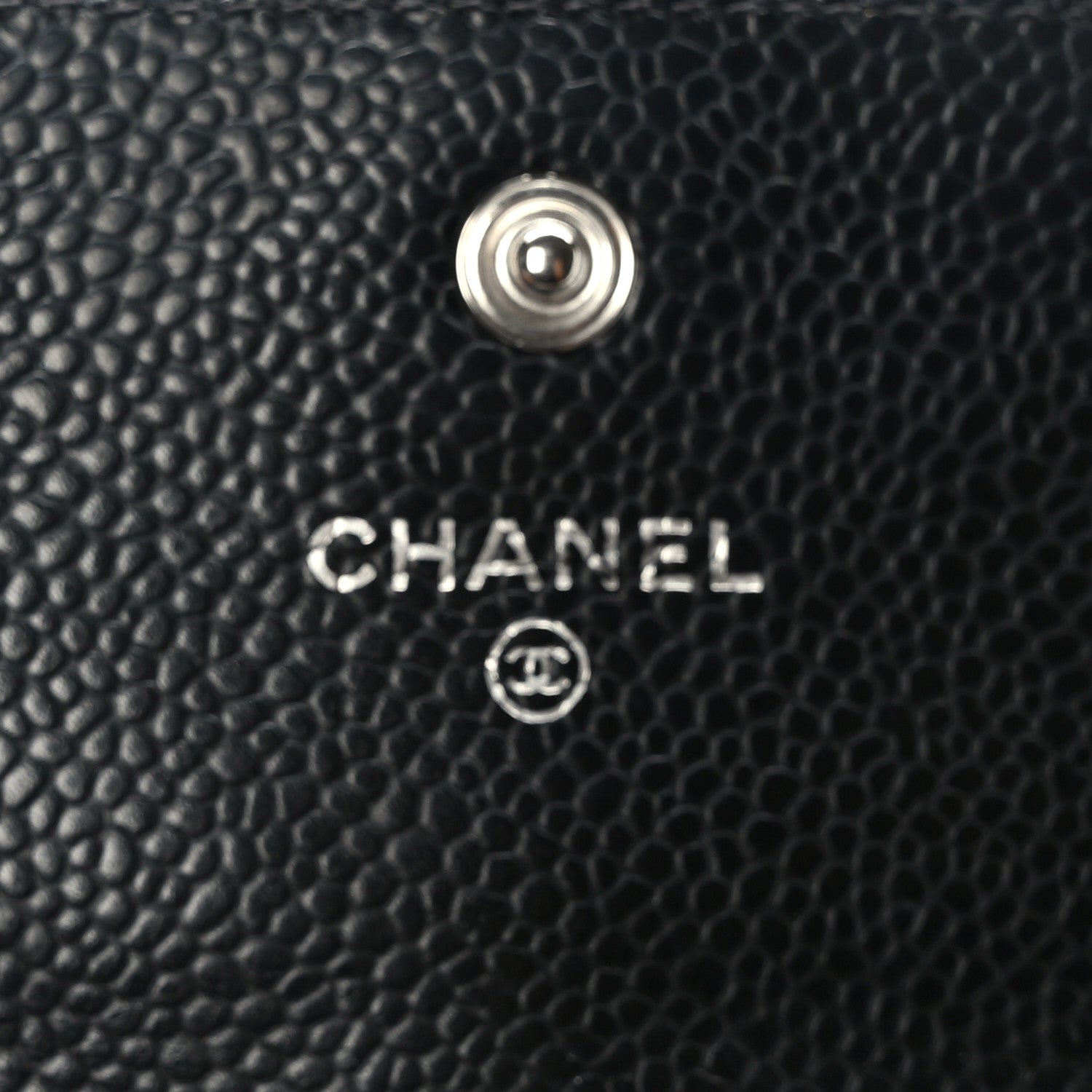 Chanel Caviar Quilted Large Gusset Flap Wallet Black 6 of 7