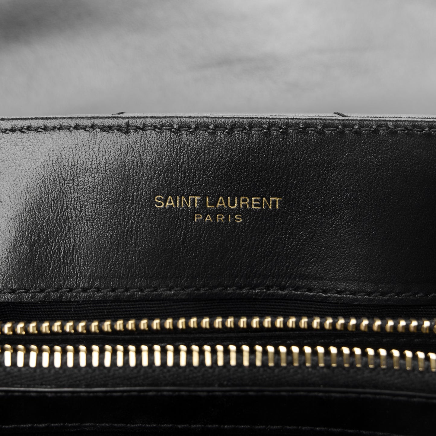Calfskin Y Quilted Monogram Small Loulou Chain Satchel Black