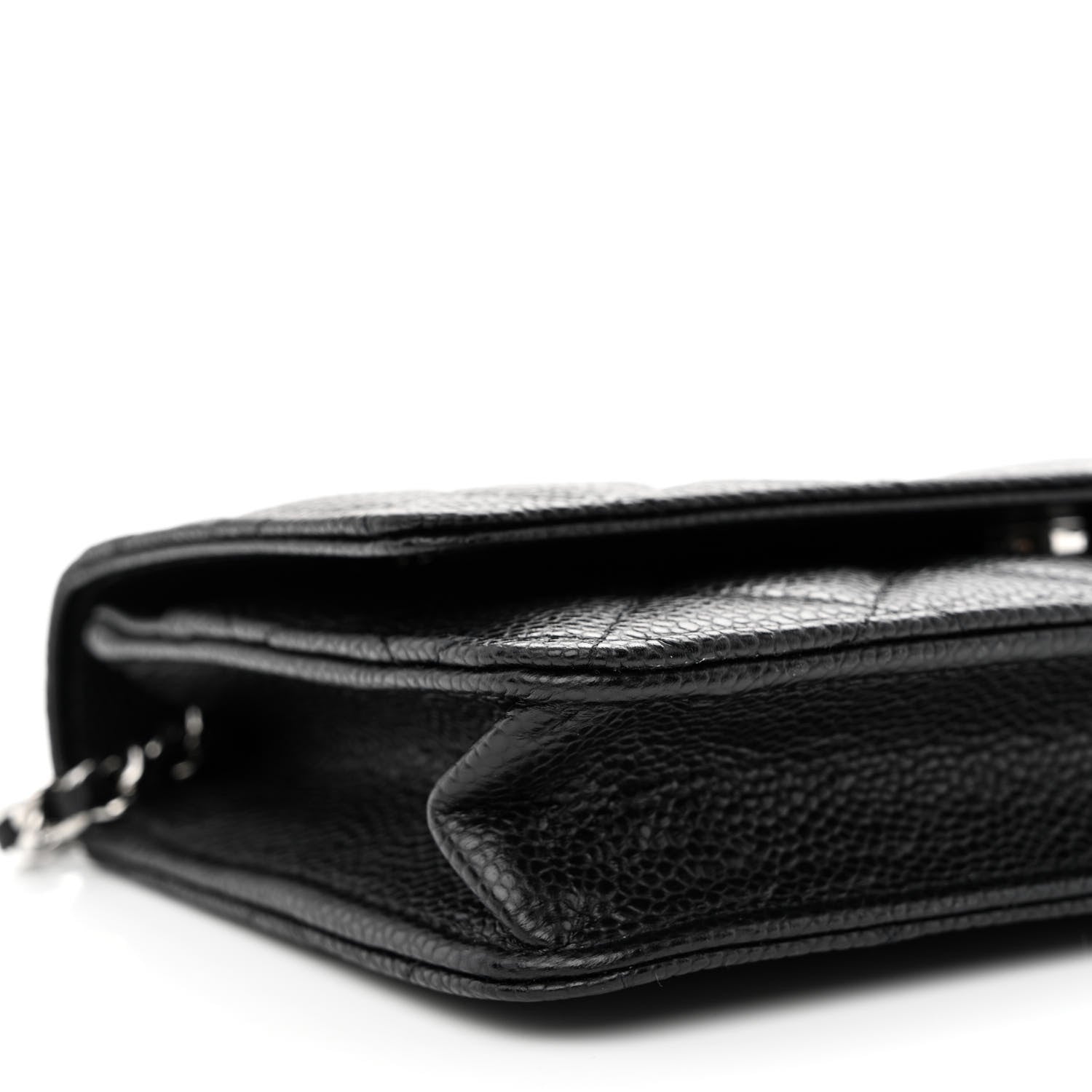 Chanel Caviar Quilted Wallet on Chain WOC Black 10 of 12