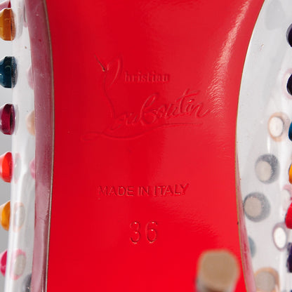 Christian Louboutin Patent Spiked Pigalle 120 Pumps 36 Multicolor 6 of 6