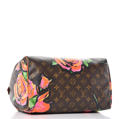Louis Vuitton Monogram Roses Speedy 30 4 of 20