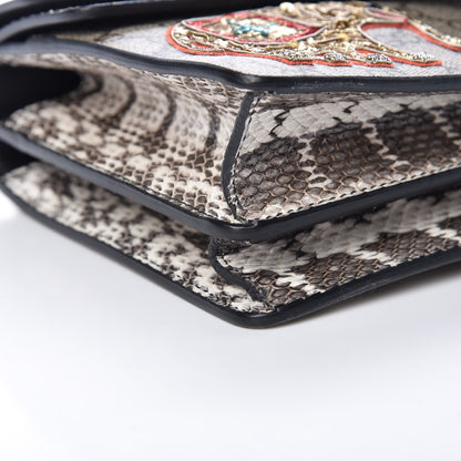 Gucci GG Supreme Monogram Elaphe Elephant Embroidered Small Dionysus Shoulder Bag 5 of 11