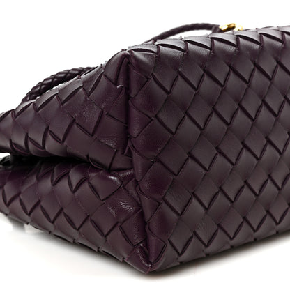 Bottega Veneta Nappa Intrecciato Small East West Andiamo Shoulder Bag Dark Mystic 11 of 12