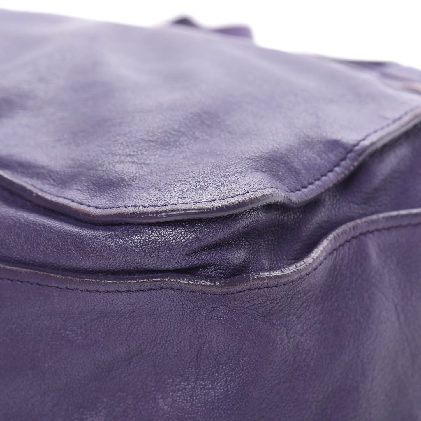 Lambskin Medium PS1 Satchel Purple Rain