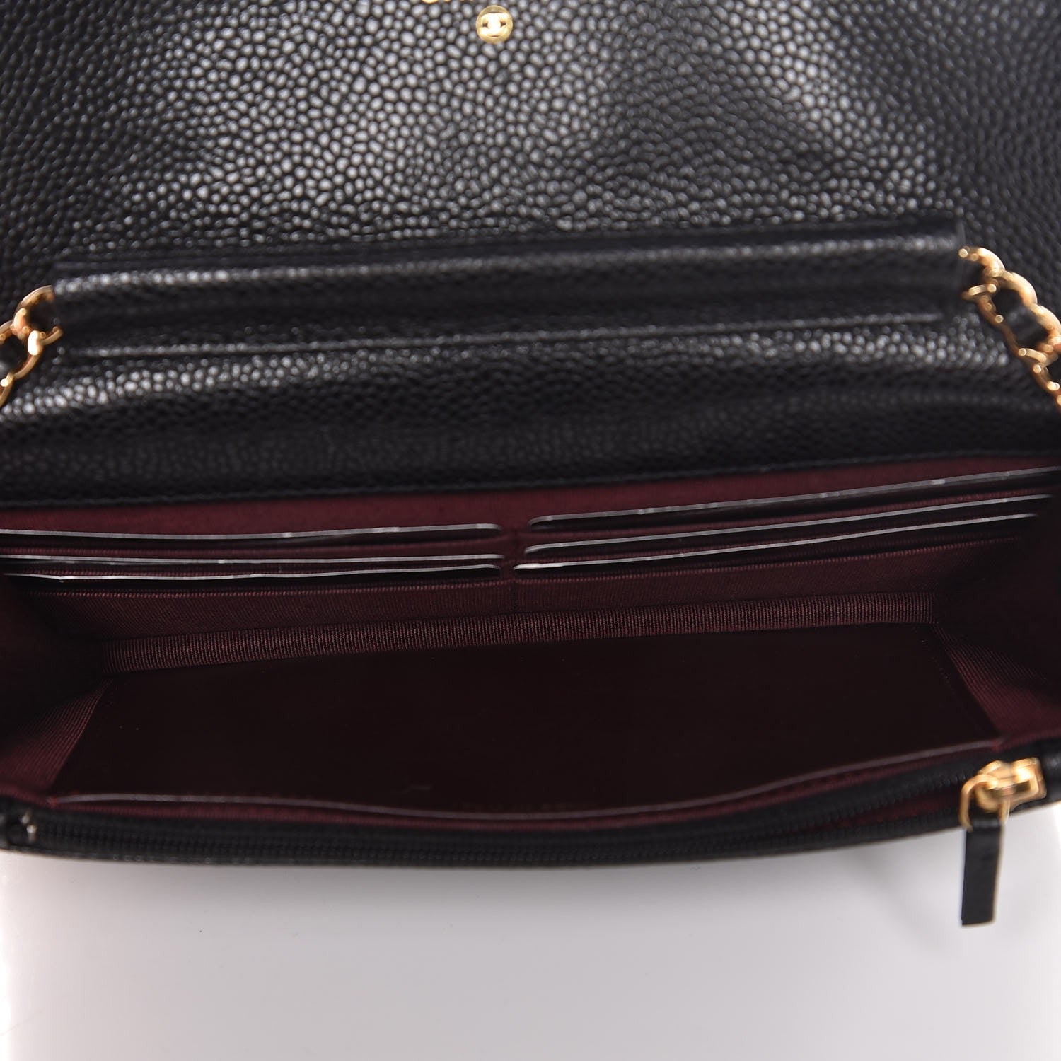 Chanel Caviar Quilted Wallet On Chain WOC Black 5 of 10