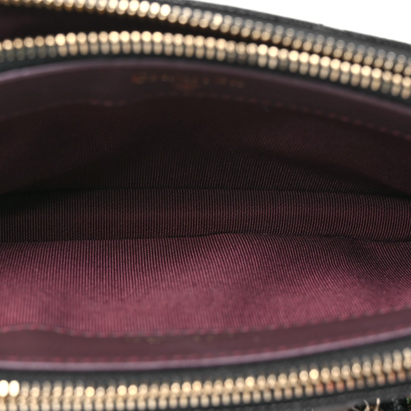 Caviar Quilted Small Clutch With Chain Black