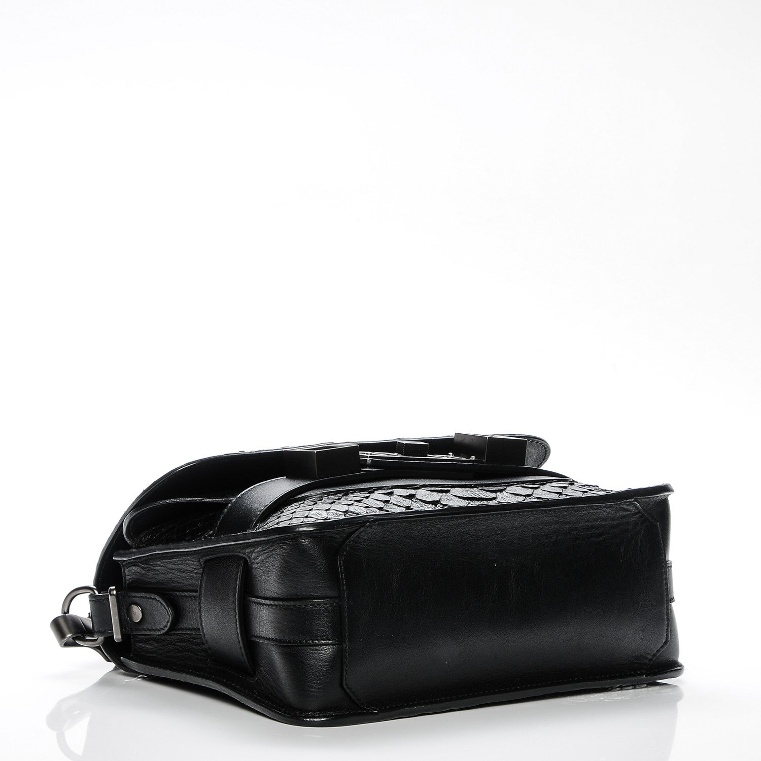 Proenza Schouler Python PS11 Mini Classic Shoulder Bag Black 4 of 8