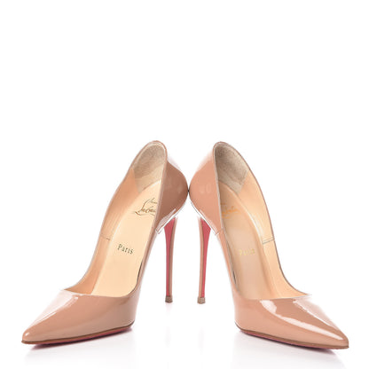 Christian Louboutin Patent So Kate 100 Pumps 36.5 Nude 8 of 14