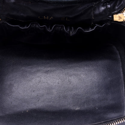 Chanel Caviar CC Vanity Cosmetic Case Black 5 of 10