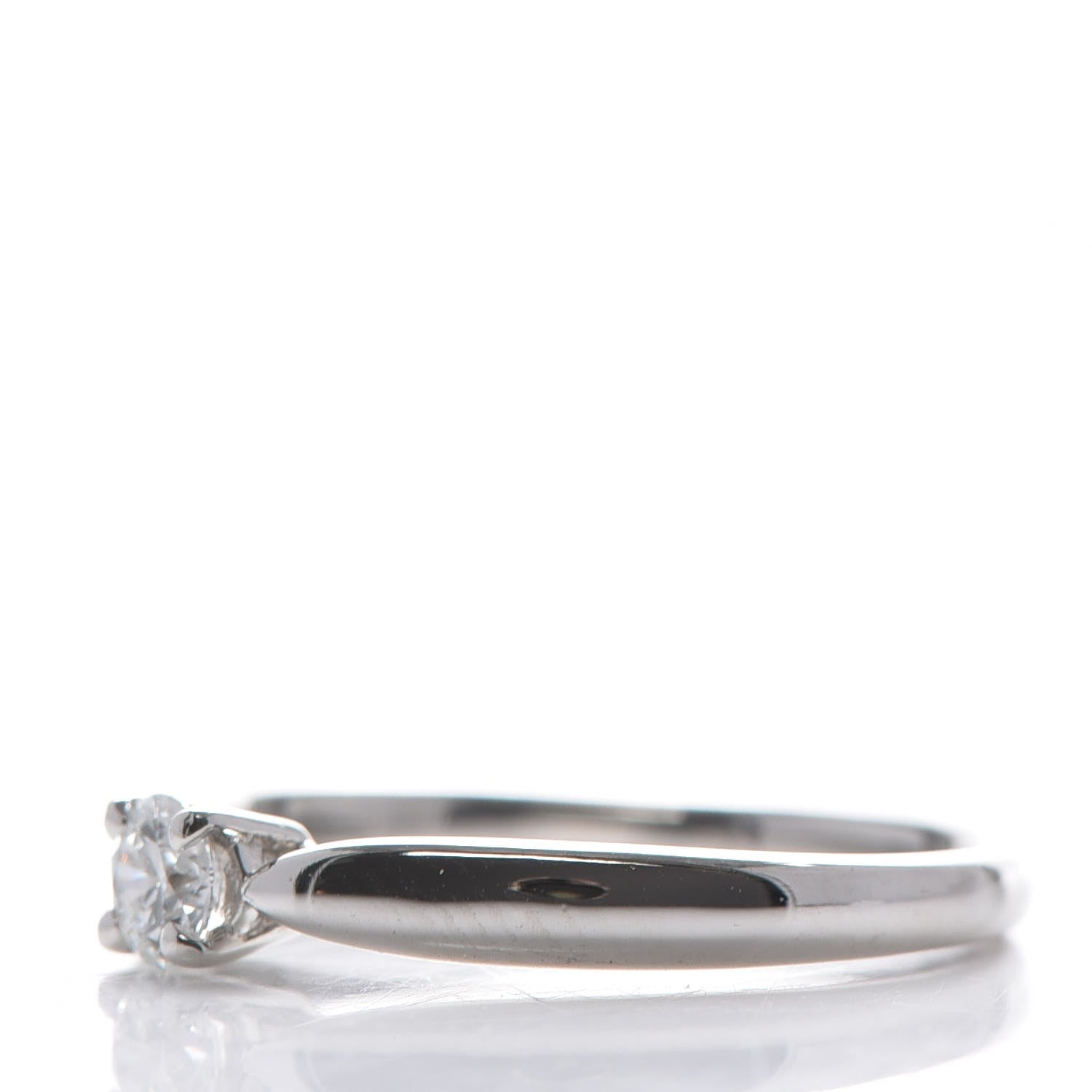 Tiffany Platinum Diamond .17ct Harmony Solitaire Engagement Ring 4.75 6 of 7