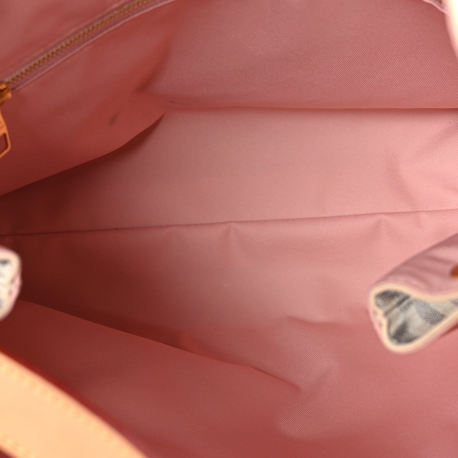Louis Vuitton Damier Azur Graceful MM Rose Ballerine 5 of 8