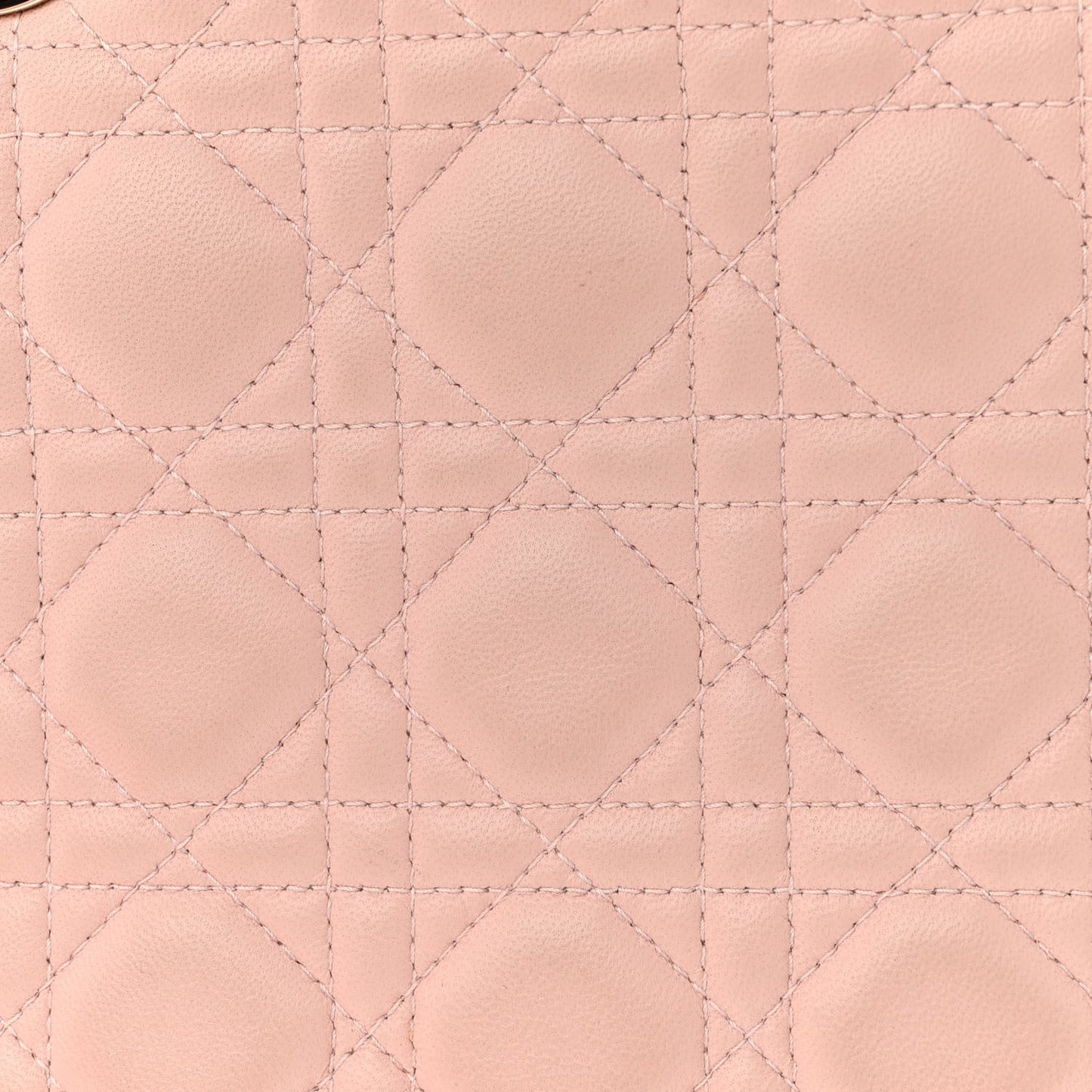 Lambskin Cannage Medium Lady Dior Light Pink