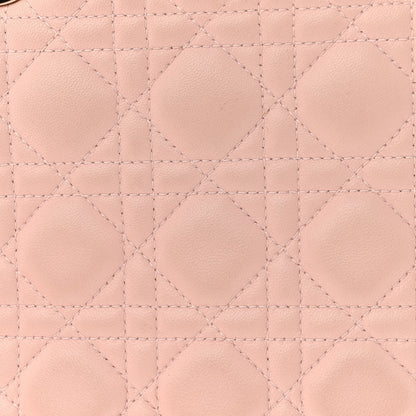 Christian Dior Lambskin Cannage Medium Lady Dior Light Pink 13 of 16